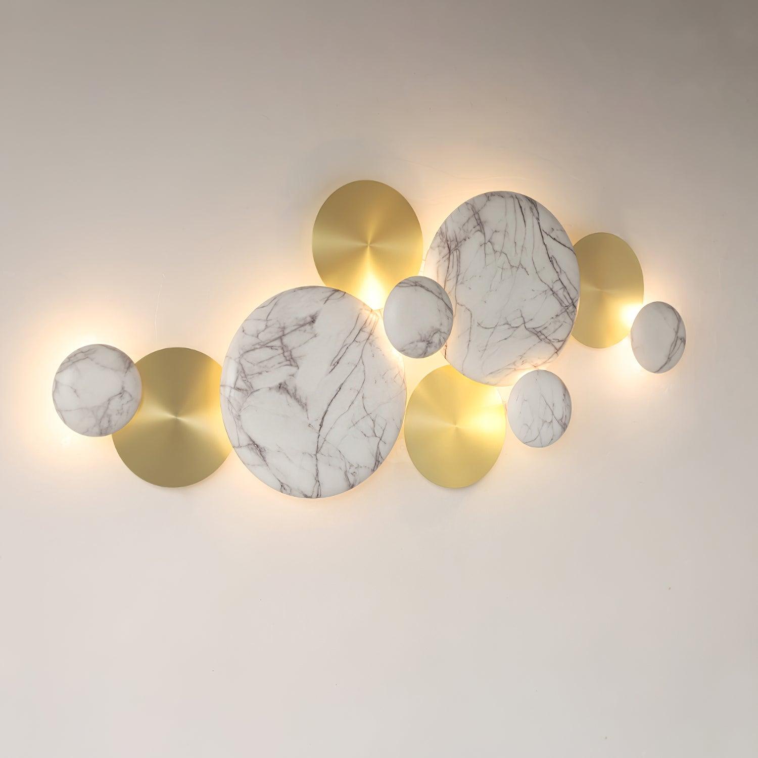 Pisco Modern Copper Gold LED Wall Sconce Luxury Interior Light for Bedside and Living Room