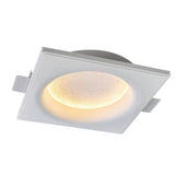 Plaster LED Embedded Moon Wall Light High CRI Anti Glare Recessed Gypsum Sconce