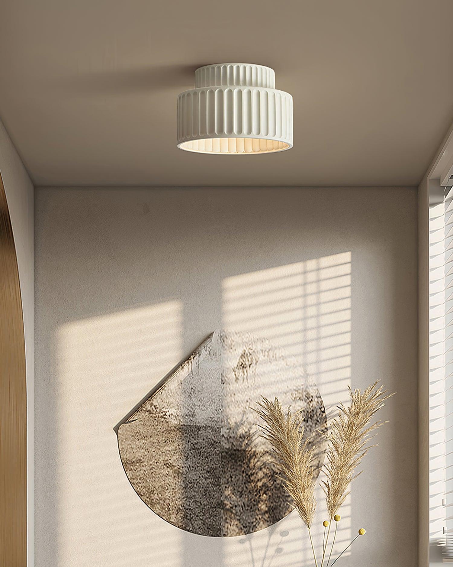 pleated-resin-flush-mount-ceiling-light-modern-retro-led-lamp-for-bedroom-and-living-areas