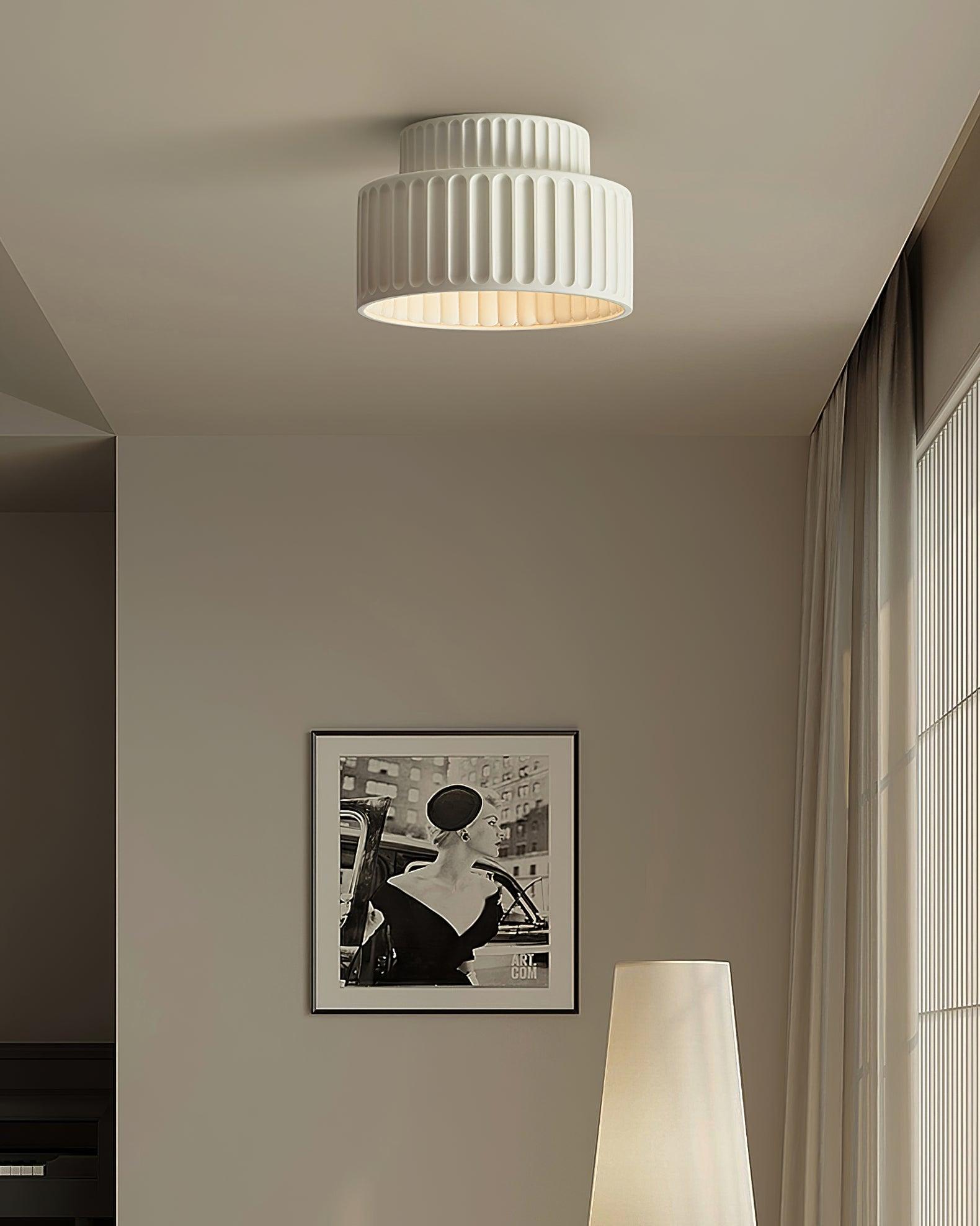 pleated-resin-flush-mount-ceiling-light-modern-retro-led-lamp-for-bedroom-and-living-areas