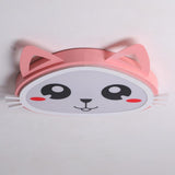 Cute Kitten Shape LED Flush Mount Ceiling Light for Kids Bedroom and Nursery