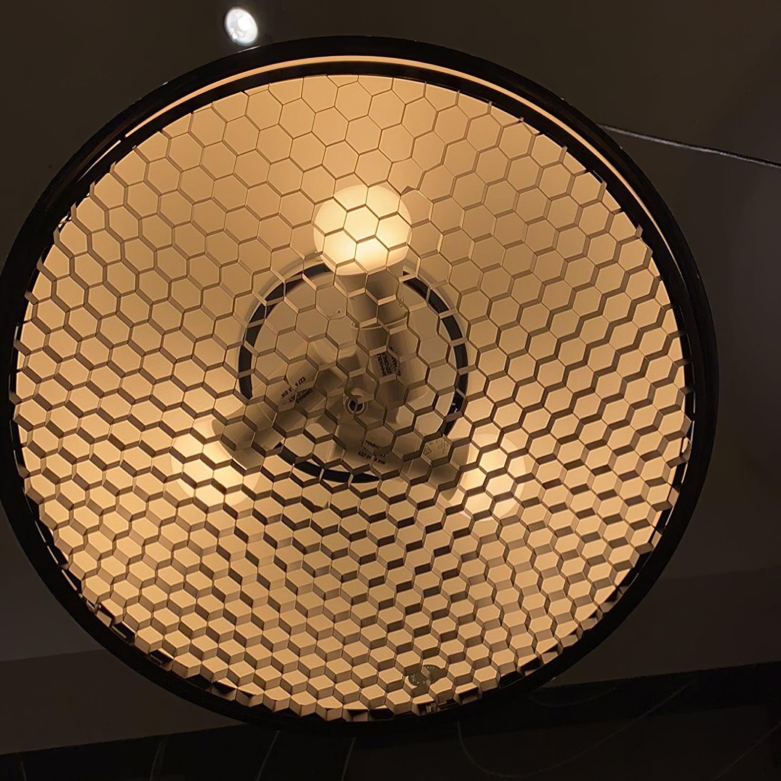 Podgy Modern Honeycomb Design Aluminum Pendant Light with Adjustable Cord