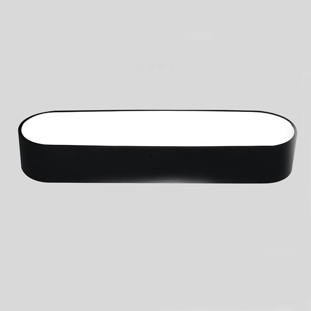 26 Inch Modern Acrylic Flush Mount Ceiling Light with Integrated LED and PVC Shade