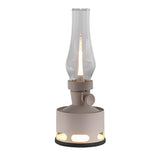 Portable Cordless LED Kerosene Lantern Table Lamp with Gravity Sensor Candlelight Effect