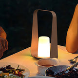 Portable LED Outdoor Table Lamp USB Rechargeable IP65 Waterproof Lantern for Garden Patio