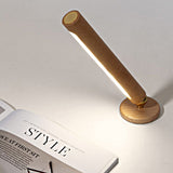 Portable Magnetic Wood LED Wall Sconce with 360 Rotation and USB Rechargeable Touch Night Light