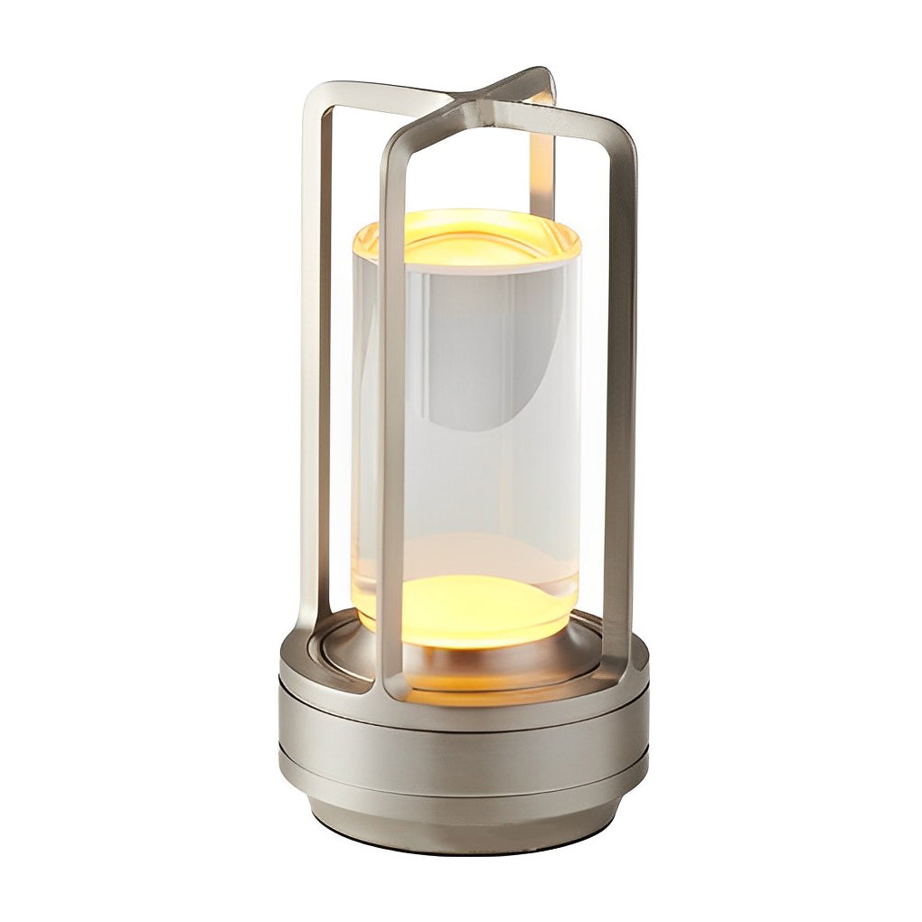 Portable Rechargeable LED Table Lamp Cordless Touch Dimming Lantern Night Light for Bedroom