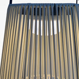 Portable Waterproof Outdoor Solar Lantern Handmade Rattan LED Garden Light for Patio