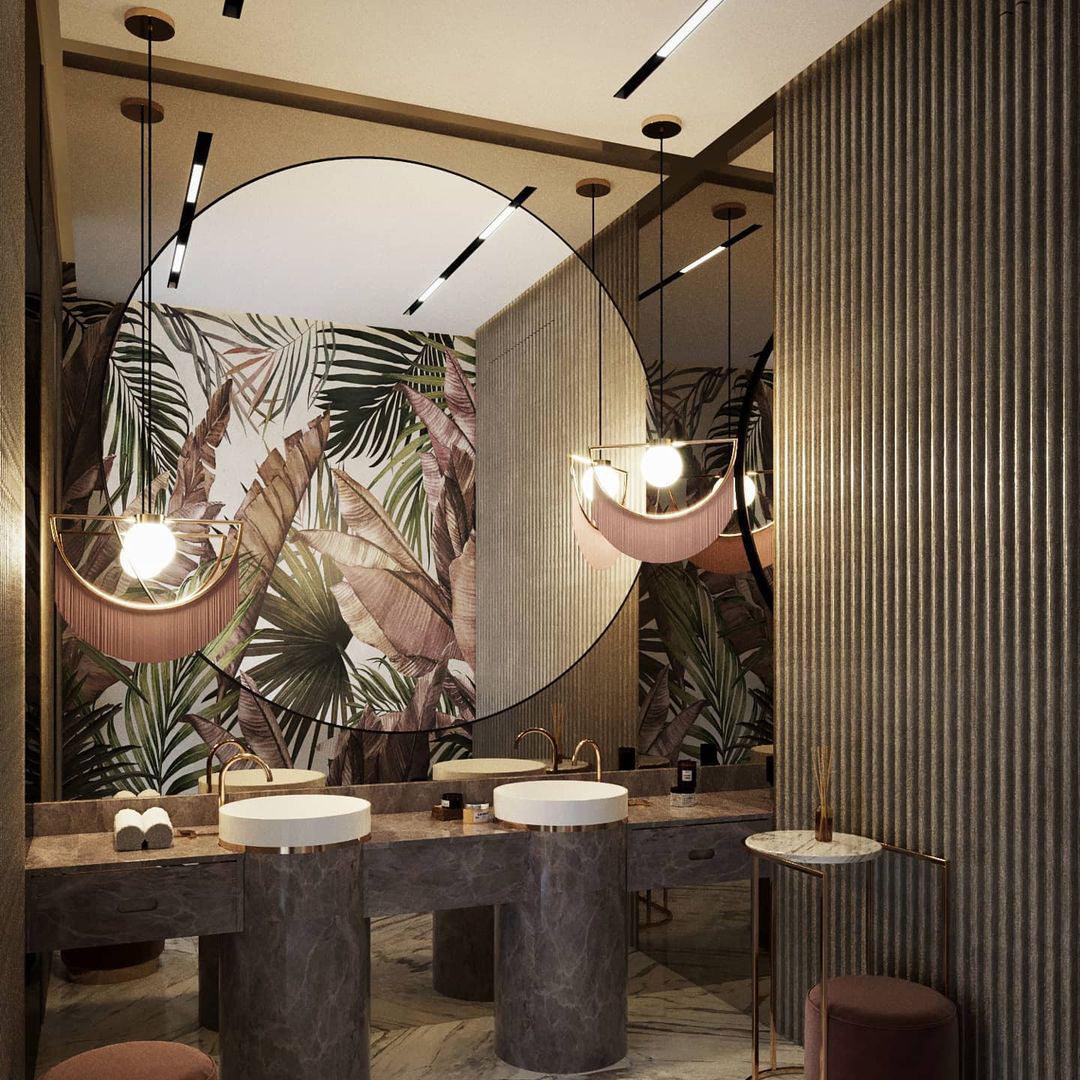 Post Modern Geometric Pendant Light with Tassels Eye Shaped Designer Ceiling Lamp