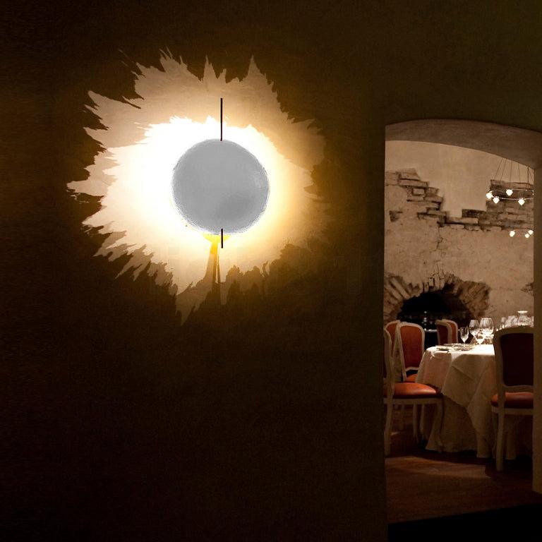 Postkrisi Style Fiberglass Wall Sconce Set of 2 Modern LED Interior Lighting Fixture