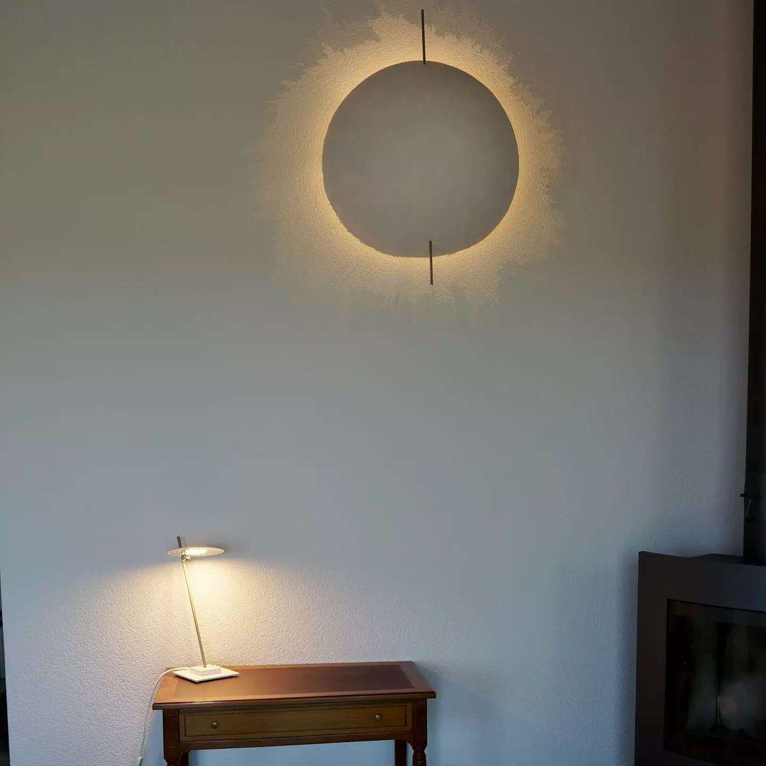 Postkrisi Style Fiberglass Wall Sconce Set of 2 Modern LED Interior Lighting Fixture