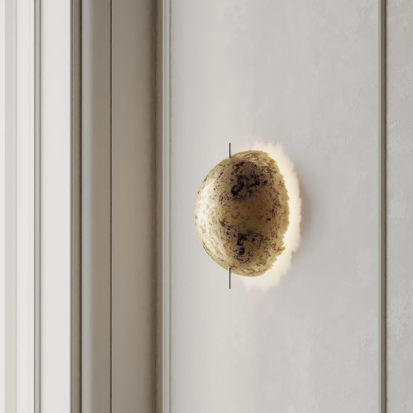 Postkrisi Style Fiberglass Wall Sconce Set of 2 Modern LED Interior Lighting Fixture