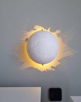Postkrisi Style Fiberglass Wall Sconce Set of 2 Modern LED Interior Lighting Fixture