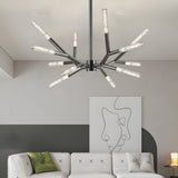 Postmodern Acrylic Branch LED Chandelier Minimalist Bubble Shade Ceiling Light for Living and Dining Rooms