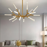 Postmodern Acrylic Branch LED Chandelier Minimalist Bubble Shade Ceiling Light for Living and Dining Rooms