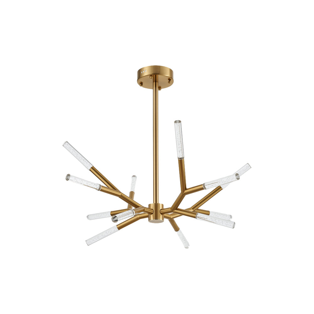 Postmodern Acrylic Branch LED Chandelier Minimalist Bubble Shade Ceiling Light for Living and Dining Rooms