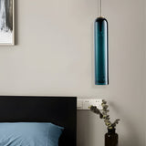 Postmodern Glass Bottle Pendant Light LED Hanging Lamp for Bedroom Living Room and Bar