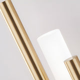 Postmodern LED Up and Down Wall Sconce Lighting for Bedroom and Living Room Gold and Black Finish