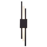 Postmodern LED Up and Down Wall Sconce Lighting for Bedroom and Living Room Gold and Black Finish