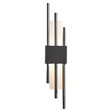 Postmodern LED Up and Down Wall Sconce Lighting for Bedroom and Living Room Gold and Black Finish