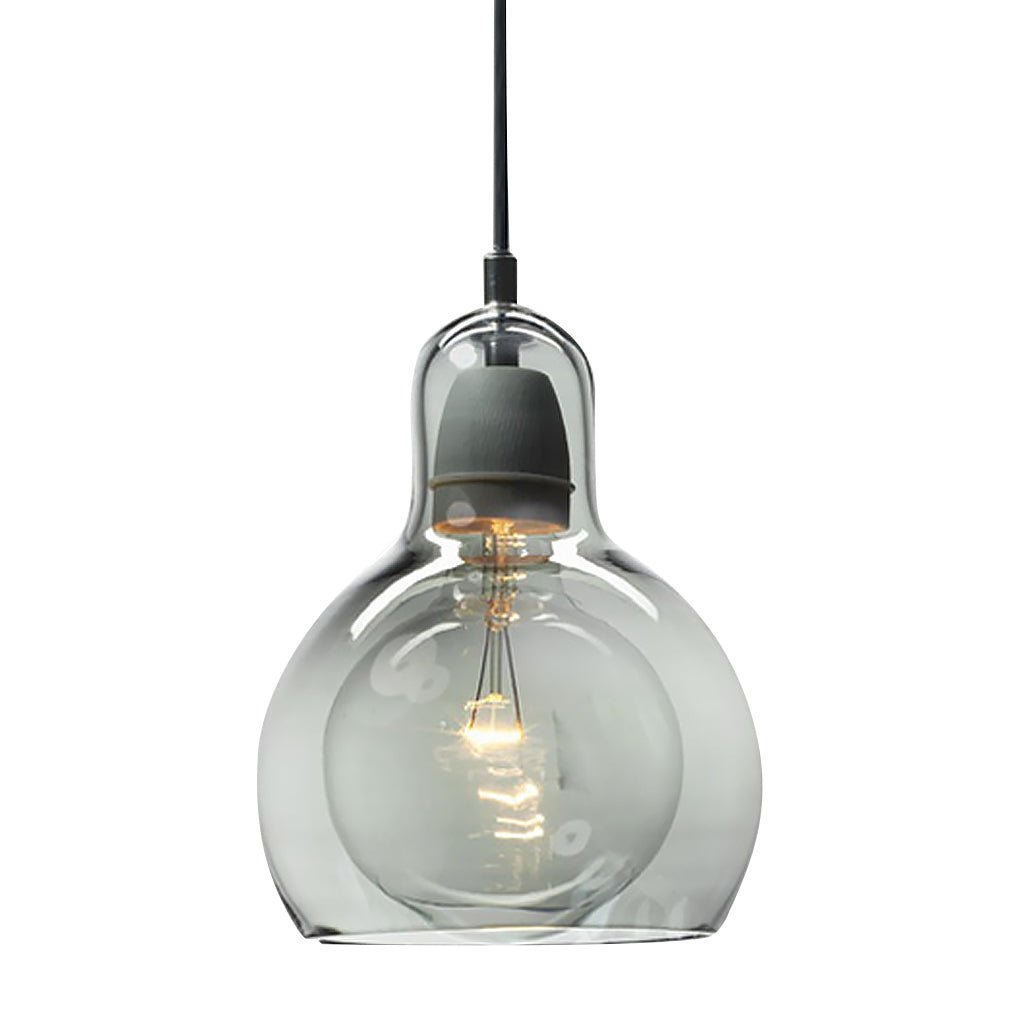 Postmodern Nordic Minimalist Glass Pendant Light Chandelier for Bedside and Bar Area