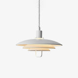 Poul Concentric Circle Aluminum Hanging Lamp Modern Ceiling Pendant for Living Room