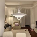 Poul Concentric Circle Aluminum Hanging Lamp Modern Ceiling Pendant for Living Room
