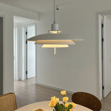 Poul Concentric Circle Aluminum Hanging Lamp Modern Ceiling Pendant for Living Room
