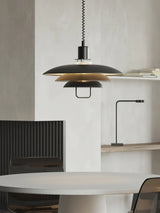 Poul Concentric Circle Aluminum Hanging Lamp Modern Ceiling Pendant for Living Room