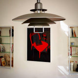 Poul Concentric Circle Aluminum Hanging Lamp Modern Ceiling Pendant for Living Room