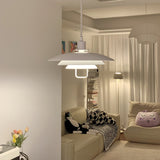 Poul Concentric Circle Aluminum Hanging Lamp Modern Ceiling Pendant for Living Room