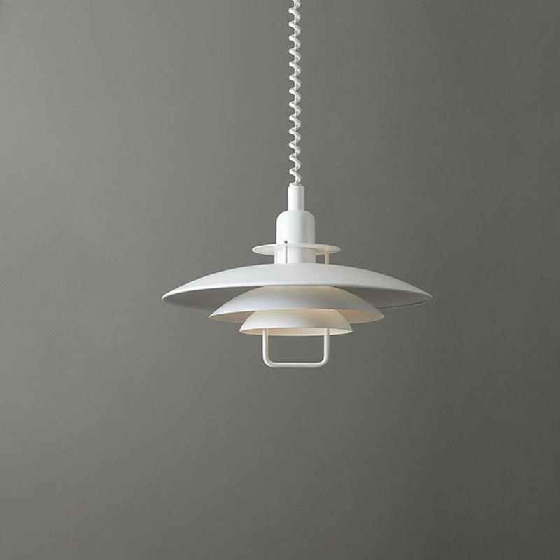 Poul Concentric Circle Aluminum Hanging Lamp Modern Ceiling Pendant for Living Room