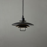 Poul Concentric Circle Aluminum Hanging Lamp Modern Ceiling Pendant for Living Room