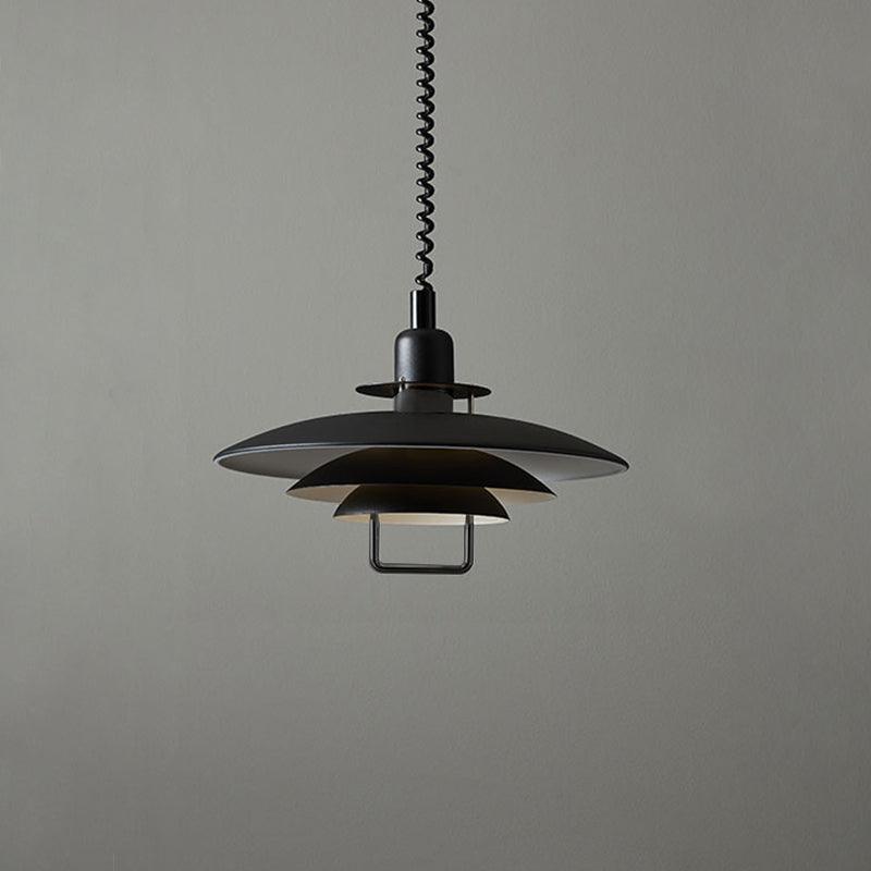 Poul Concentric Circle Aluminum Hanging Lamp Modern Ceiling Pendant for Living Room