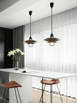 Poul Concentric Circle Aluminum Hanging Lamp Modern Ceiling Pendant for Living Room