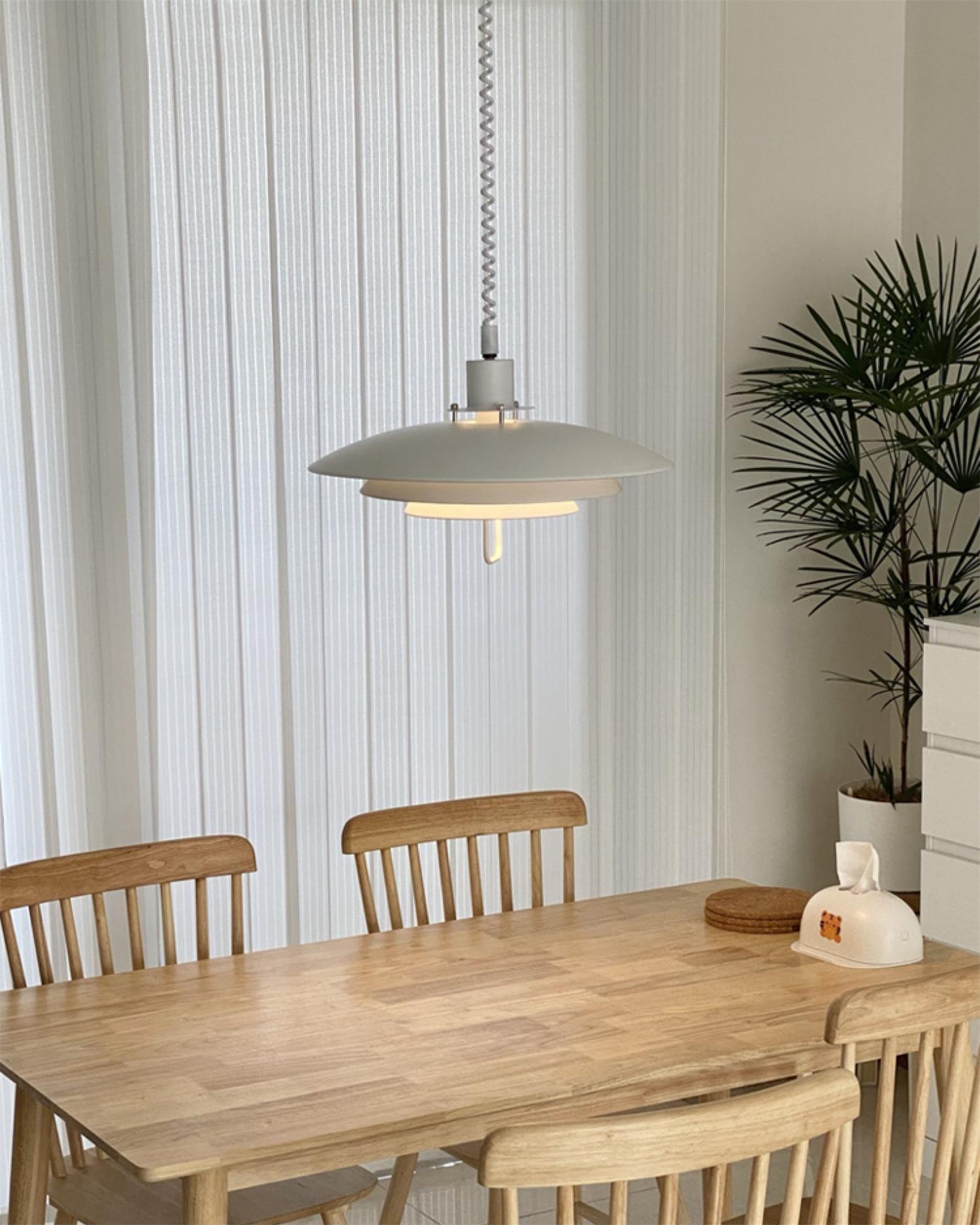 Poul Concentric Circle Aluminum Hanging Lamp Modern Ceiling Pendant for Living Room