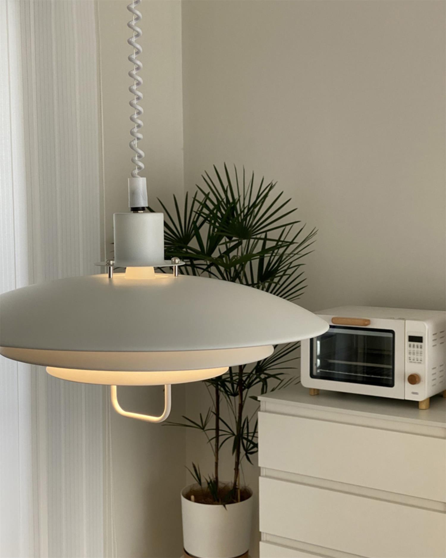 Poul Concentric Circle Aluminum Hanging Lamp Modern Ceiling Pendant for Living Room