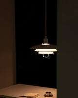 Poul Concentric Circle Aluminum Hanging Lamp Modern Ceiling Pendant for Living Room