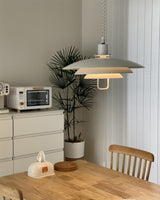 Poul Concentric Circle Aluminum Hanging Lamp Modern Ceiling Pendant for Living Room