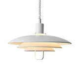 Poul Concentric Circle Aluminum Hanging Lamp Modern Ceiling Pendant for Living Room
