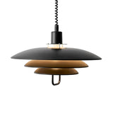 Poul Concentric Circle Aluminum Hanging Lamp Modern Ceiling Pendant for Living Room