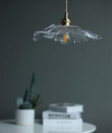 vintage-lotus-style-glass-pendant-lamp-with-copper-accents-for-dining-room