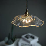 vintage-lotus-style-glass-pendant-lamp-with-copper-accents-for-dining-room