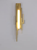 modern-brutalist-gold-metal-sculpted-wall-sconce-integrated-led-vertical-light-fixture