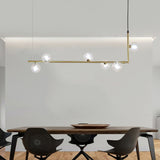 modern-linear-chandelier-with-clear-glass-globe-shades-for-geometric-dining-room-lighting