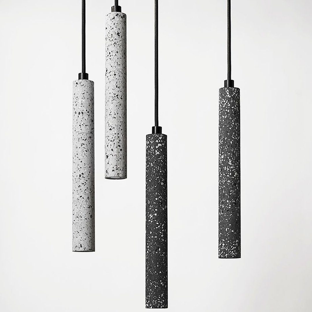 modern-minimalist-concrete-and-terrazzo-cylindrical-pendant-light-for-kitchen-island