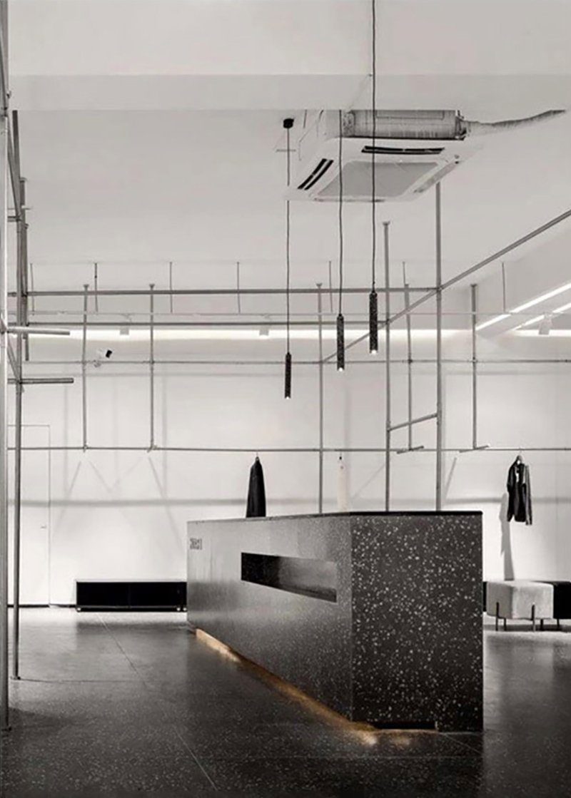 modern-minimalist-concrete-and-terrazzo-cylindrical-pendant-light-for-kitchen-island