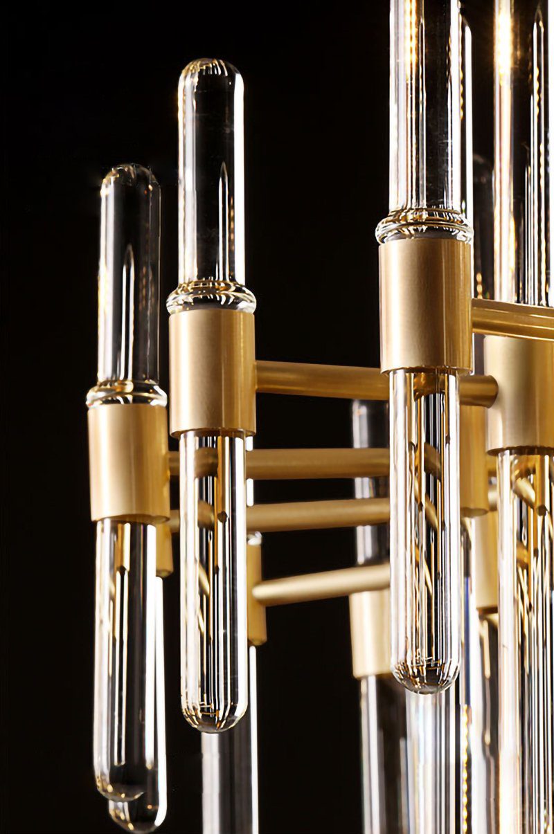modern-antique-brass-starburst-chandelier-with-clear-crystal-glass-rods
