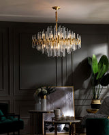 modern-antique-brass-starburst-chandelier-with-clear-crystal-glass-rods