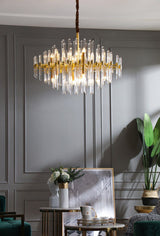 modern-antique-brass-starburst-chandelier-with-clear-crystal-glass-rods